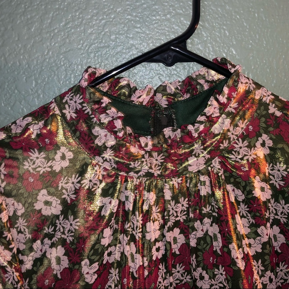 Ruffle Neck Dress